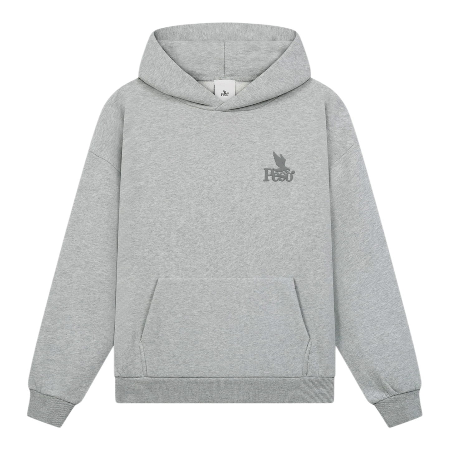 Grey basic hoodie