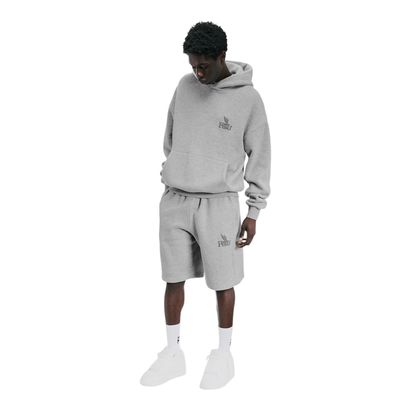 Grey basic hoodie